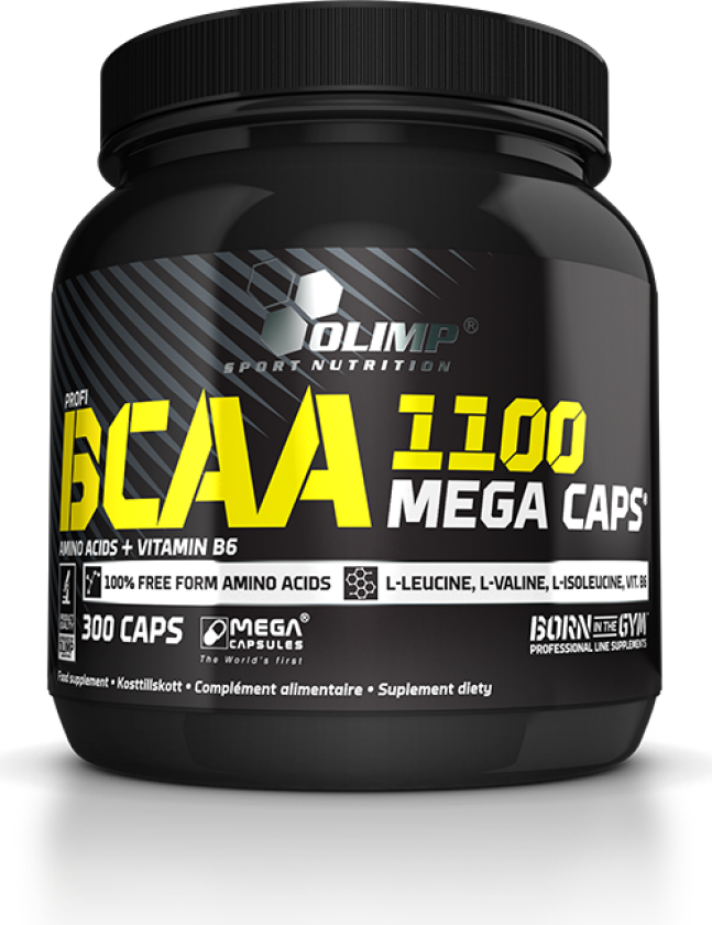 Bilde av BCAA Mega Caps, 300 caps