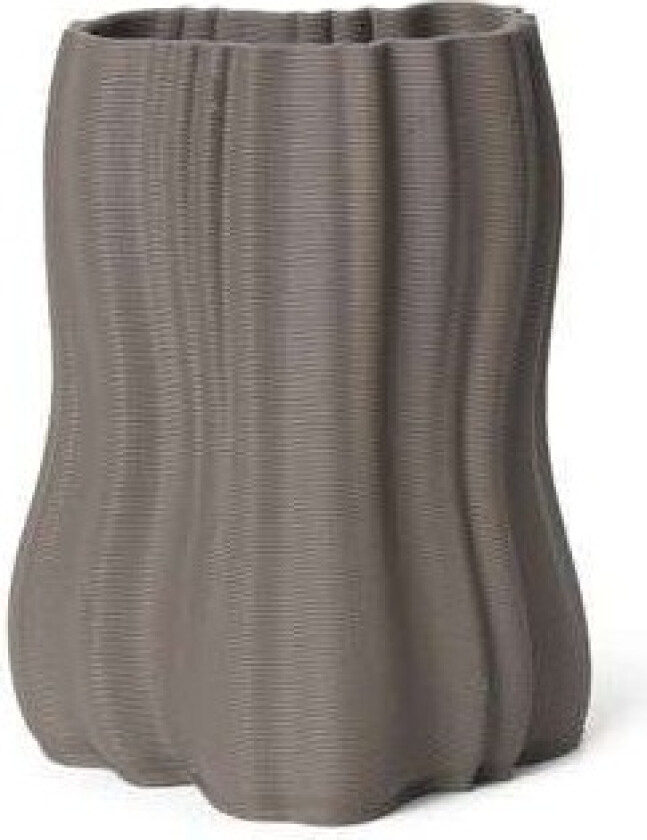 Moire vase 20 cm Anthracite