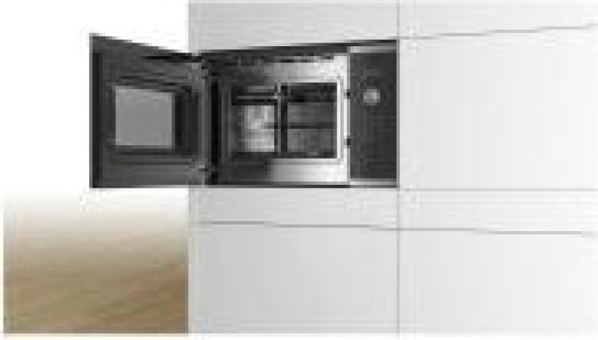 Serie 6 BEL554MS0 - Mikrobølgeovn med grill - innebygd - 25 liter - 900 W - rustfritt stål