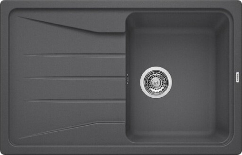 Sona 45S UX kjøkkenvask, 78x50 cm, grå