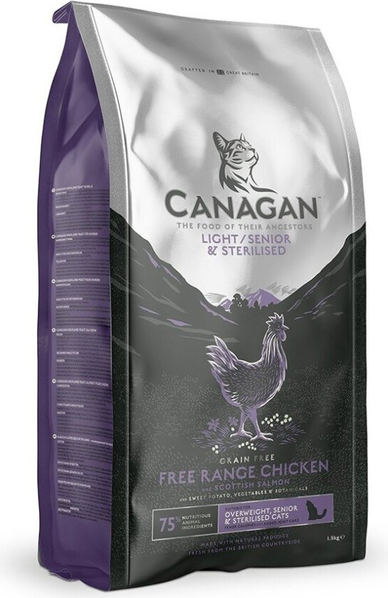 Canagan Cat Light/Senior/Sterilised (4 kg)