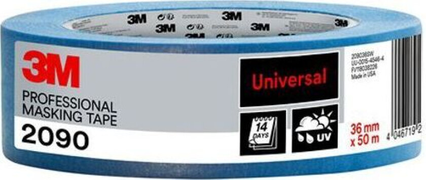 2090 Maskeringsteip 36 mm x 50 m