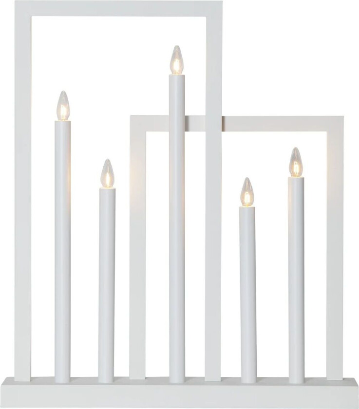 Frame adventslysestake Hvit