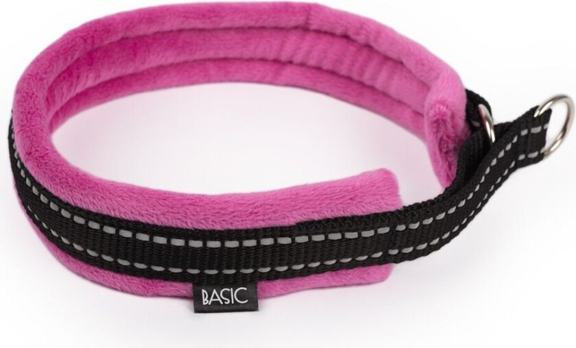 Basic Cosy Halsband Halvstryp Rosa (XS)