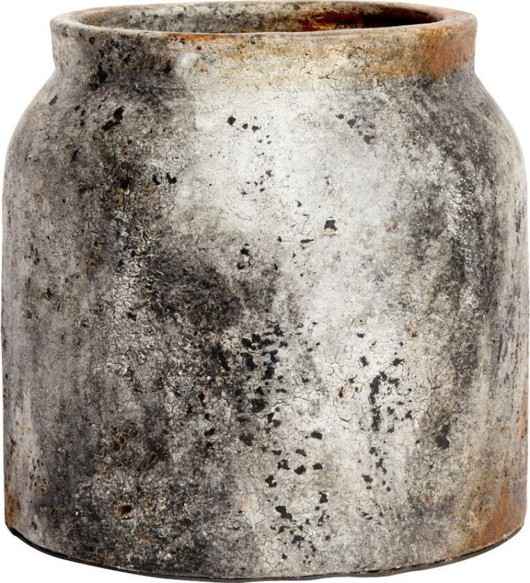 Bilde av MUUBS Echo krukke Ø28 cm Rust-grå