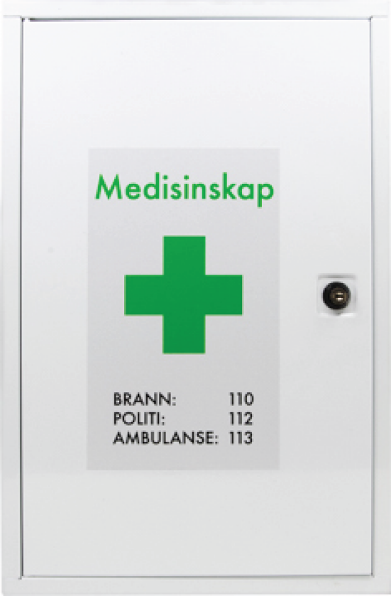 Medisinskap, 1 stk.