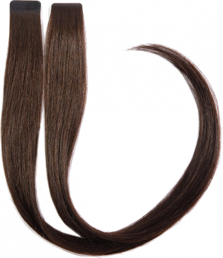 Premium Tape Extensions - Seamless & Classic 3 (50 cm) 2.0 Dark Brown