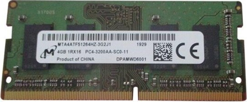 4GB 3200 DDR4 NECC SODIMM
