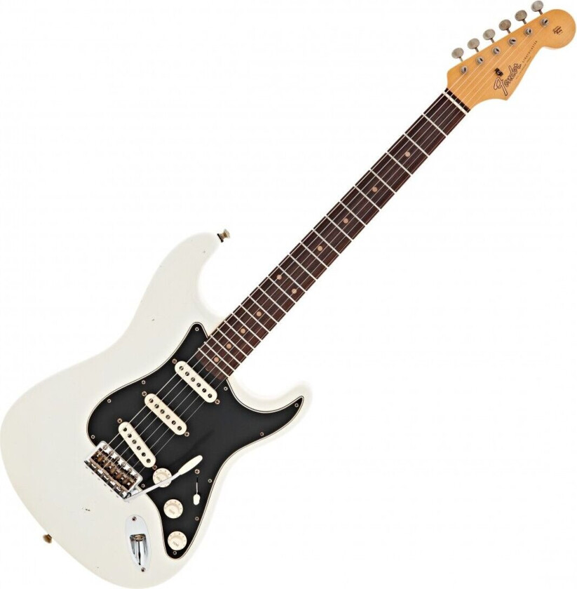 Postmodern Strat Journeyman Aged Olympic White
