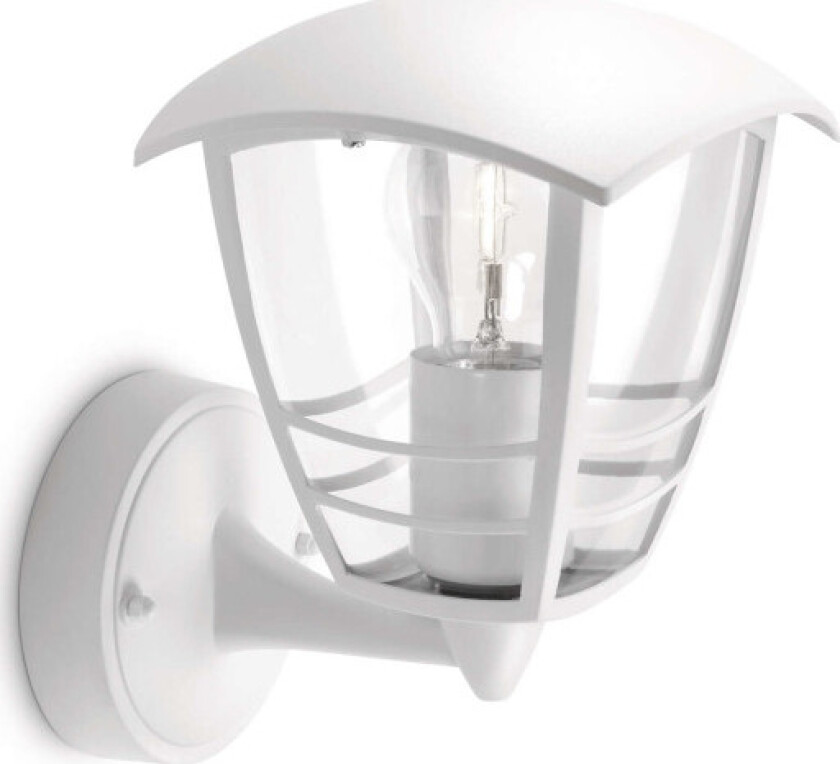 Creek wall lantern white 1x60W 230V