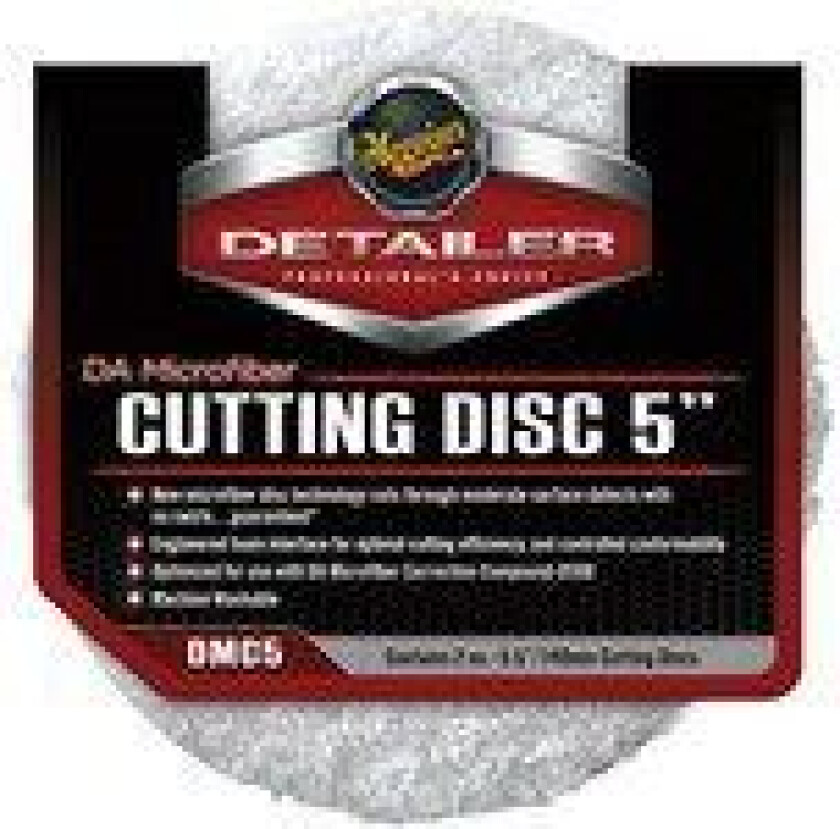 Meguiars Microfiber Cutting Disc - 5 - 2-pak