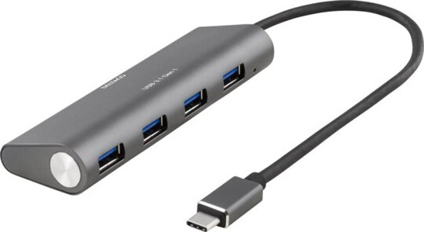 Usb-C Hubb Til 4x Usb-A