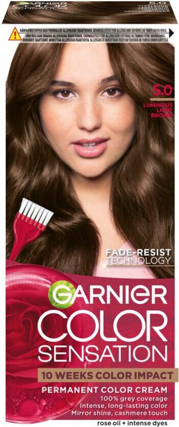 Garnier Color Sensation Luminous Light Brown 5.0