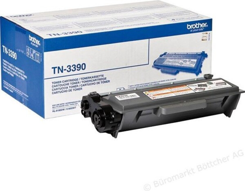 TN 3390P - Laser toner Svart