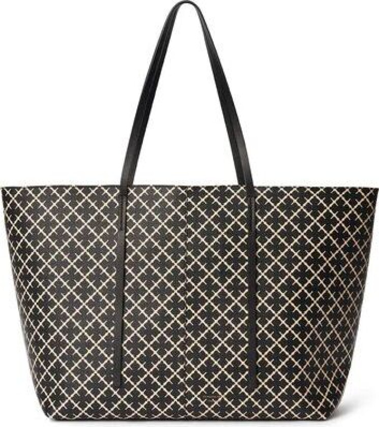 Abi Printed Tote Bag - Black One Size