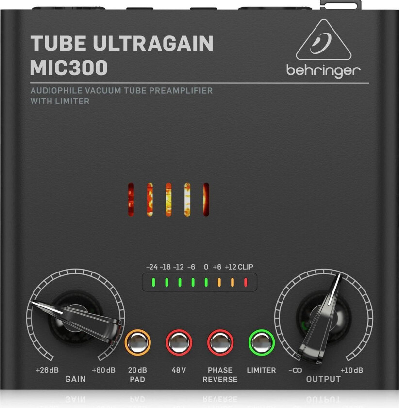 MIC300 Vacuum Tube Forforsterker med Limiter