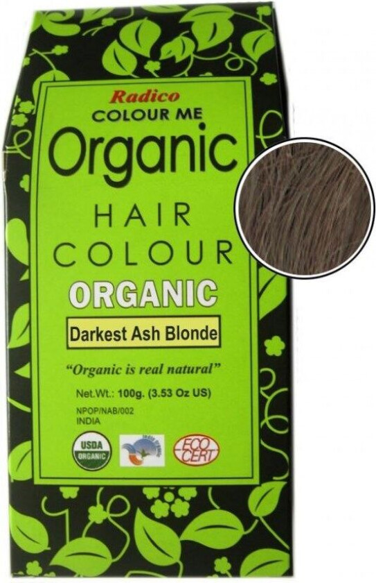 Colour Me Organic Darkest Ash Blonde Darkest Ash Blonde