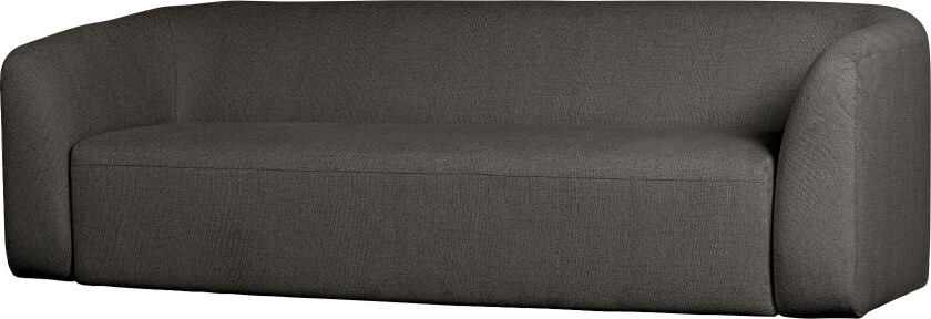 Sloping Sofa 3-seter flervalg-Grå / sort melange