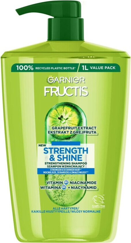 Garnier Fructis Strength & Shine Shampoo 1000ml