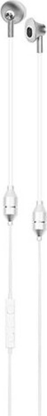 Strålingsbeskyttet In-Ear Headset med AirTubes - Hvit / Sølv