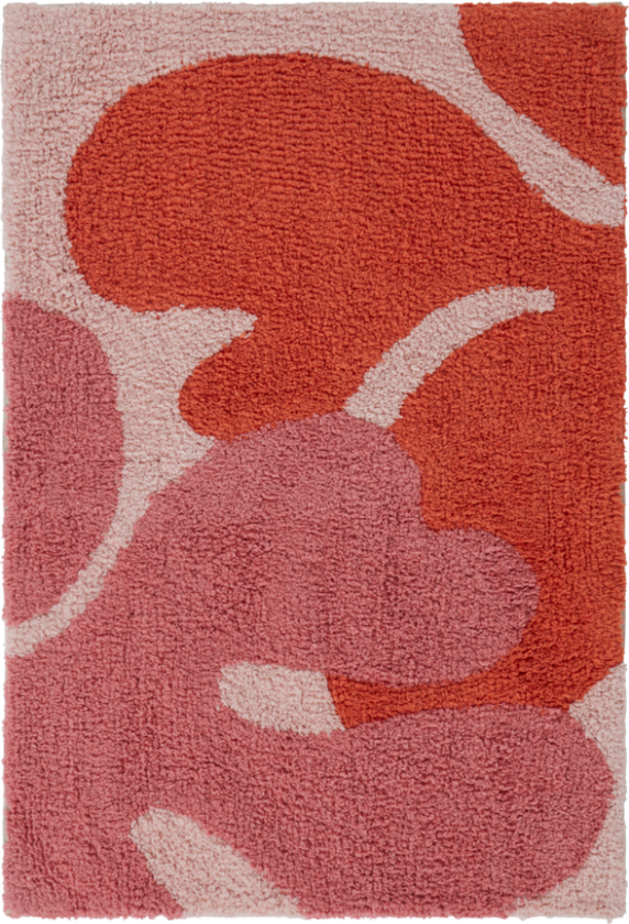 LAURIE badematte Rosa/oransje/natur