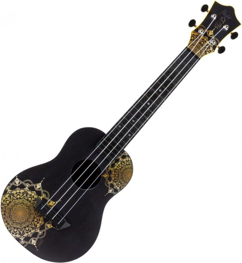 TUC-40 Travel Concert Ukulele Gold Mandala