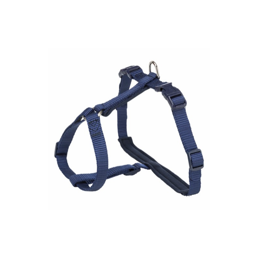 Premium Kattesele med bånd 33 - 57 cm Lysblå