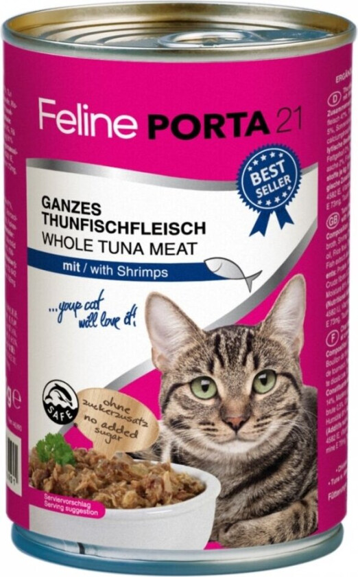 Feline Porta 21 Tunfisk og Reke (400 g)
