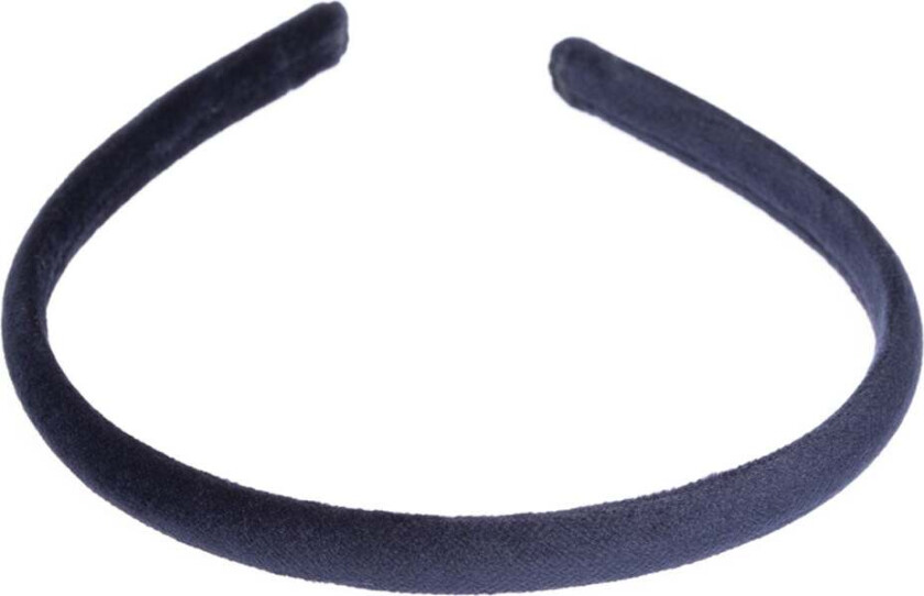 Bilde av DARK Velvet Hairband Thin Navy Blue