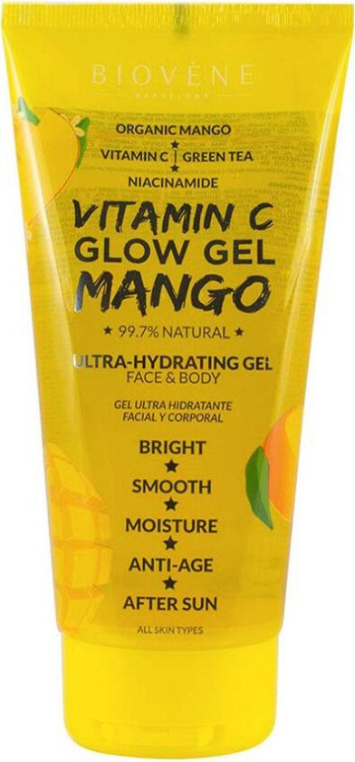 Bilde av Biovène Vitamin C Glow Gel Ultra-Hydrating Organic Mango Body Tre