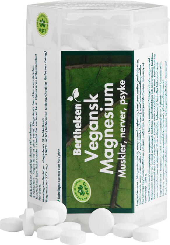 Naturprodukter Vegansk Magnesium   240 stk.
