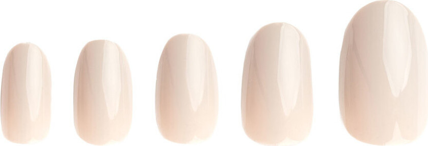 Classic Nude Oval Nails 24pcs