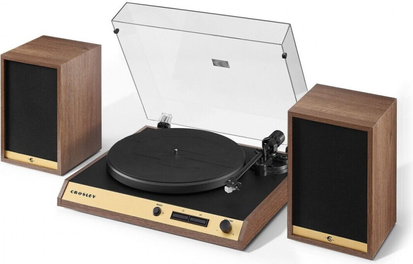 C72 Turntable with Speakers Walnut