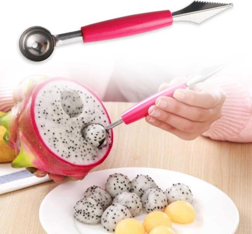 Spoon for Balls of Melon, Fruit and Ice Cream - Melon Scoop - Glassbøtte