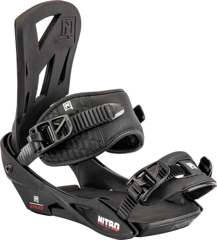 NITRO Snowboard Bindings Staxx 22/23, snowboardbindinger unisex BLACK