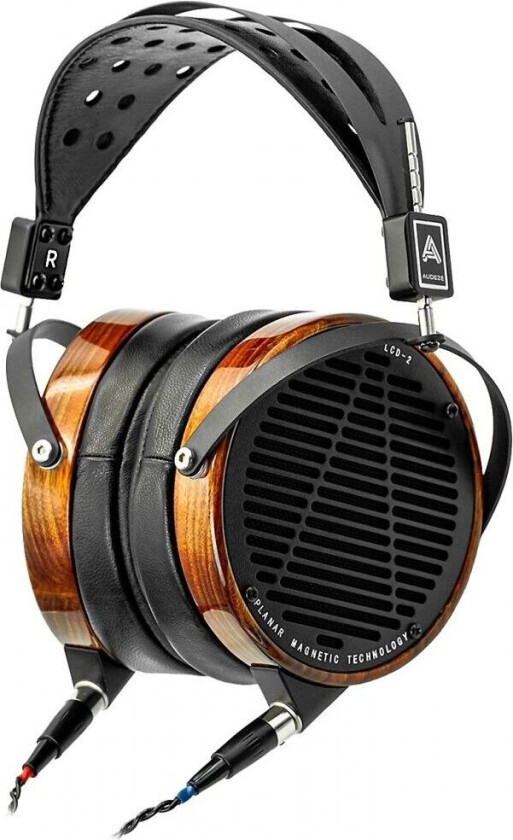 LCD-2 Open-Back Headphones with Case Rosewood & Leather