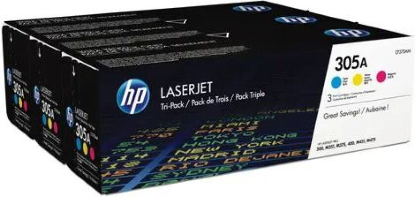 Bilde av Hp Toner Kit 305a (c/m/y) 2.6k - Cf370am