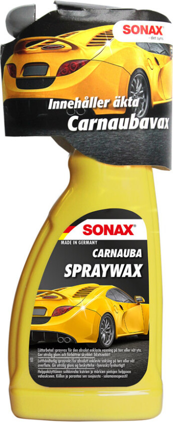 Bilde av Hurtigvoks Sonax Carnauba Spraywax, 500 ml