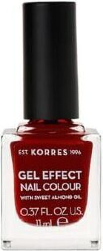 Korres Gel Effect Nail Colour 59 Wine Red