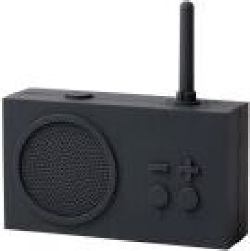 Tykho 3 - Dusjradio - 3 watt - mørk grå