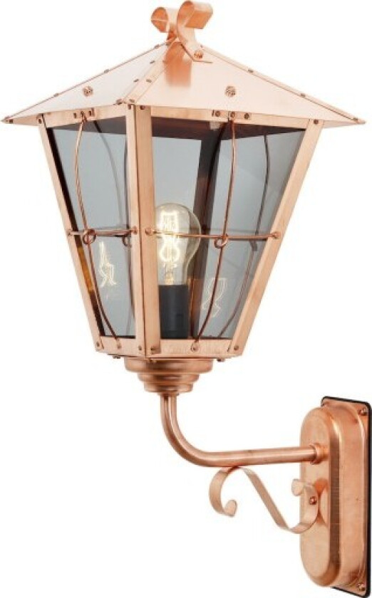 Fenix vägglykta upp. Koppar. 433-900