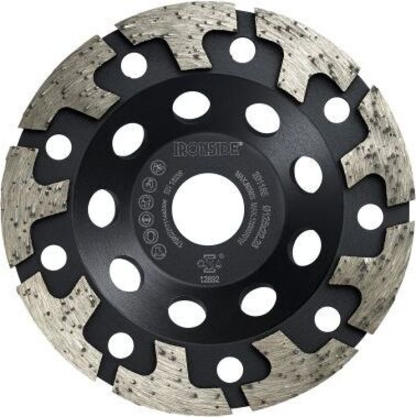 201185 Kappeskive 125 x 22,23 mm, harde materialer