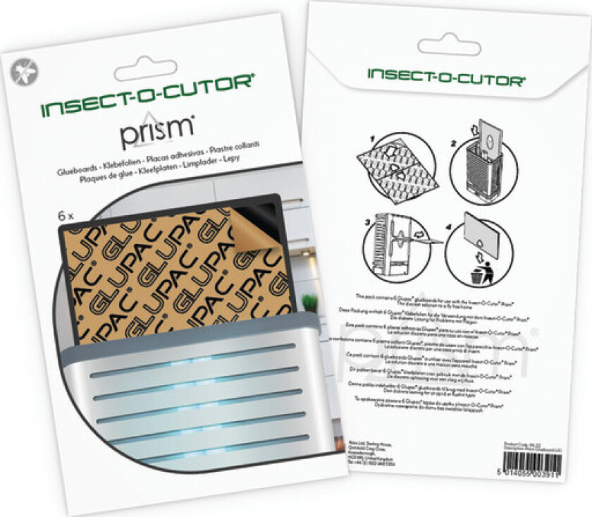 limplate til Prism insektfanger - 6 stk