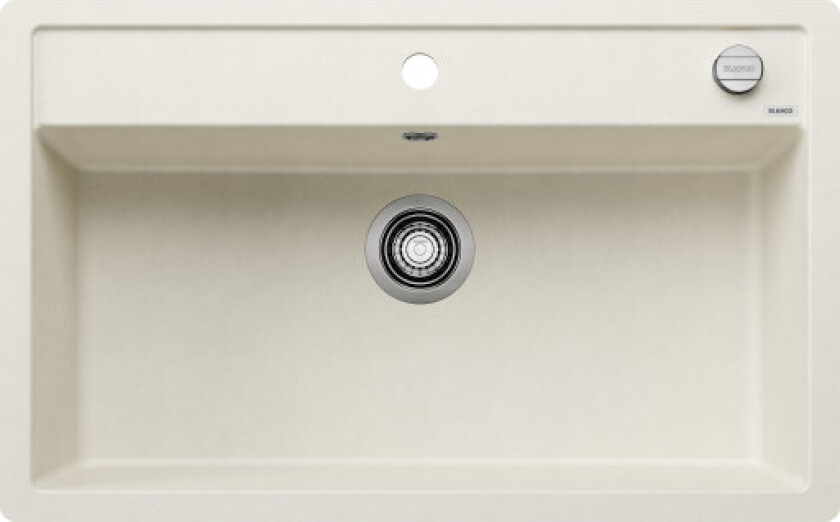 Dalago 8-F MX kjøkkenvask, 80,5x50cm, hvit