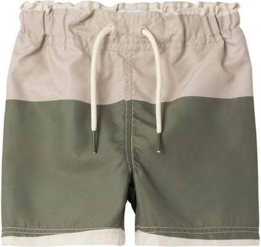 Name It Zimon Badeshorts Til Småbarn, Oatmeal