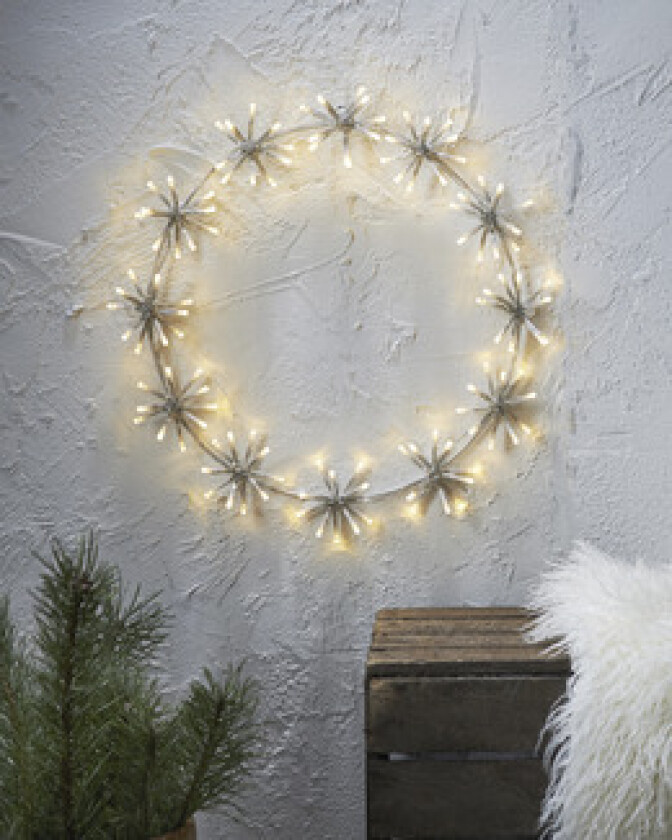 Silhuett Flower Ring 50 cm Hvid