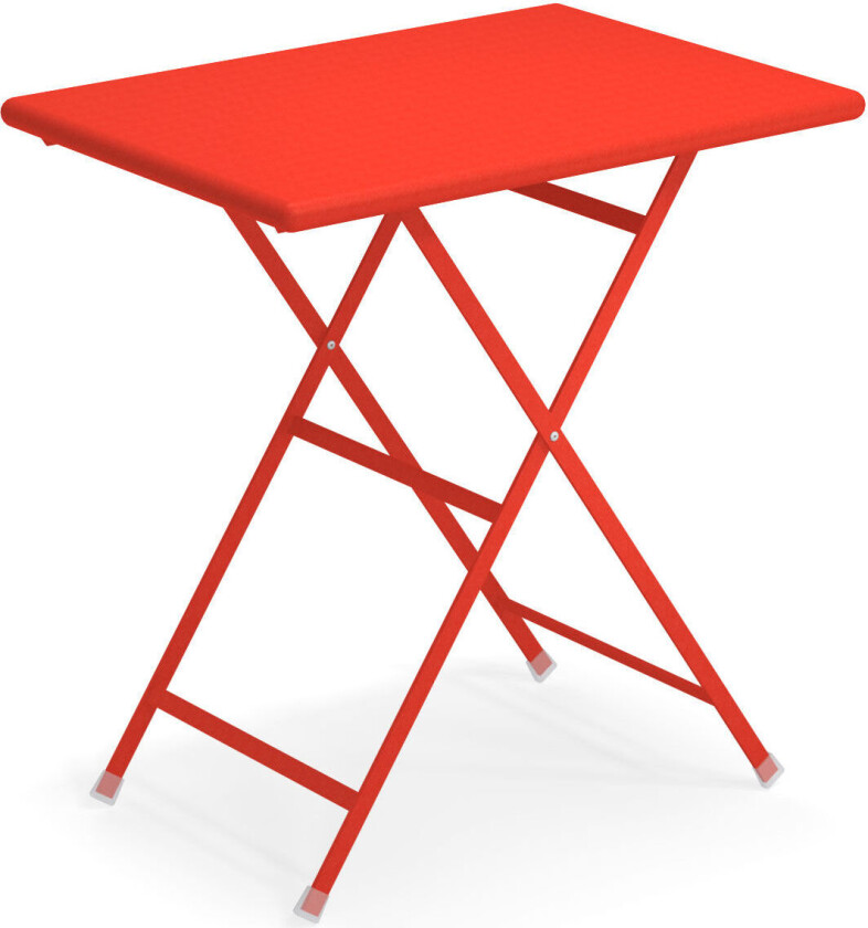 EMU Arc En Ciel Folding Table 70 Cm, Scarlet Red