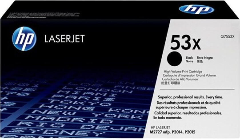 Hp Toner Svart 7k - Q7553x