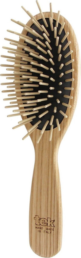 Big Oval Hair Brush With Long Wooden Pins