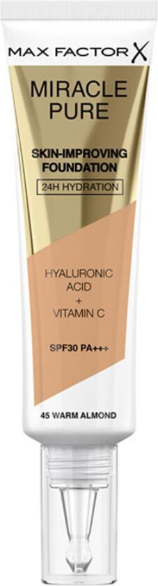 Miracle Pure Foundation 45 warm almond